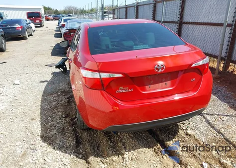 2016 Toyota Corolla Le из США, поврежденный, VIN 5YFBURHE3GP557339